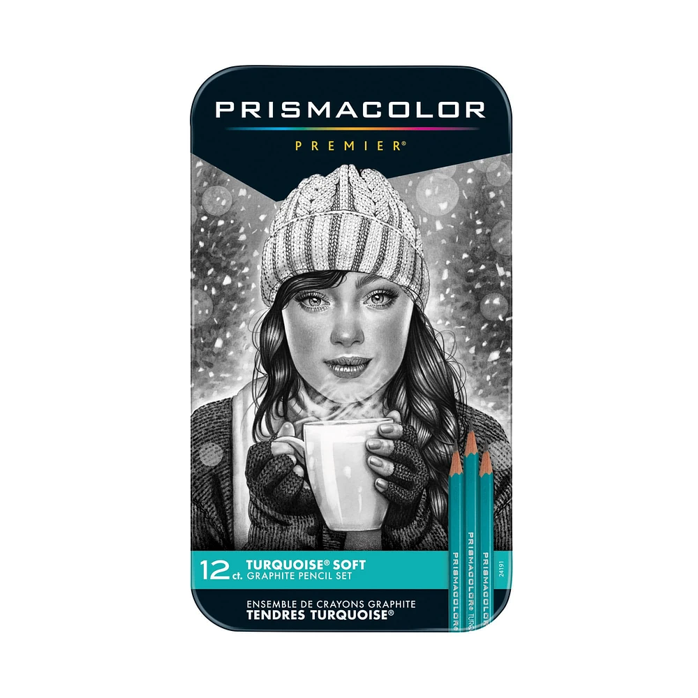 Prismacolor® Premier® Turquoise Soft Graphite Pencil Set