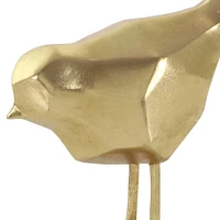 CosmoLiving by Cosmopolitan Gold Modern Bird Sculpture Set