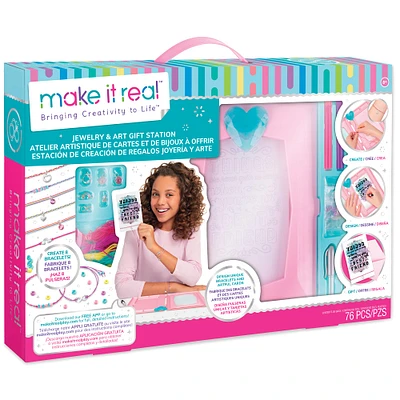 Make It Real DIY Jewelry & Art Gift Station Activity Kit