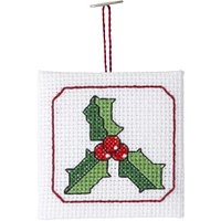 Bucilla® 2.5" Christmas Whimsy Ornaments Counted Cross Stitch Kit