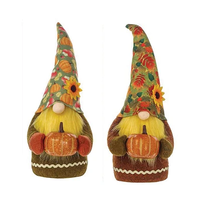 13.5" Fall Harvest Gnomes, 2ct.