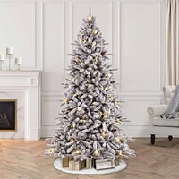 7.5ft. Pre-Lit Bennington Fir Artificial Christmas Tree, Clear Lights