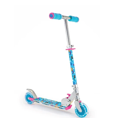 Mermaid Folding Scooter With Folding Wheels