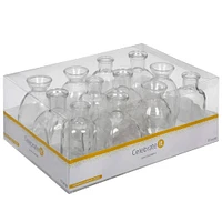 6 Packs: 12 ct. (72 total) Mixed Wedding Favor Glass Vases by Celebrate It™