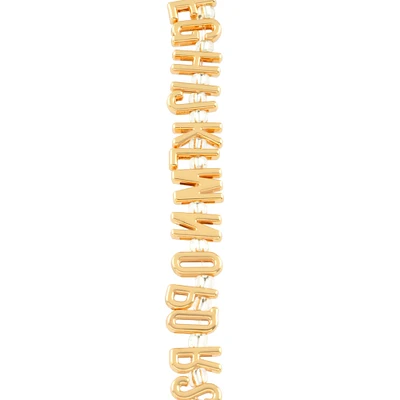 12 Packs: 26 ct. (312 total) Gold Alphabet Metal Beads by Bead Landing™