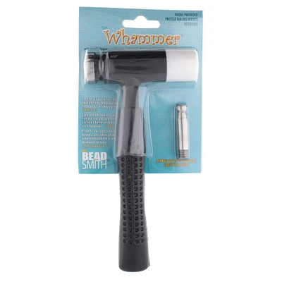 The Beadsmith® Whammer® Interchangeable Nylon Head & Dapping Head Hammer