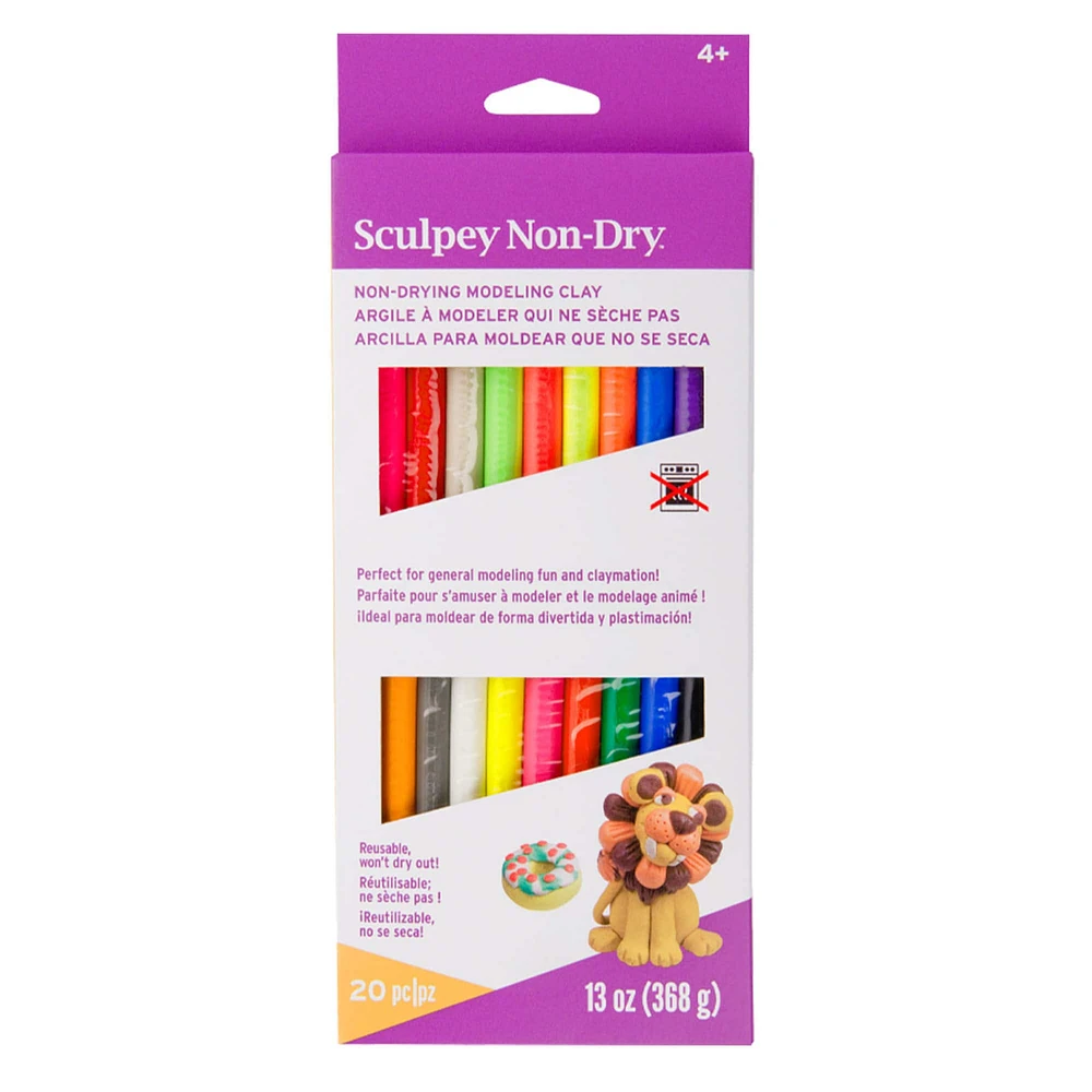 Sculpey® Non-Dry™ Modeling Clay Sampler Set