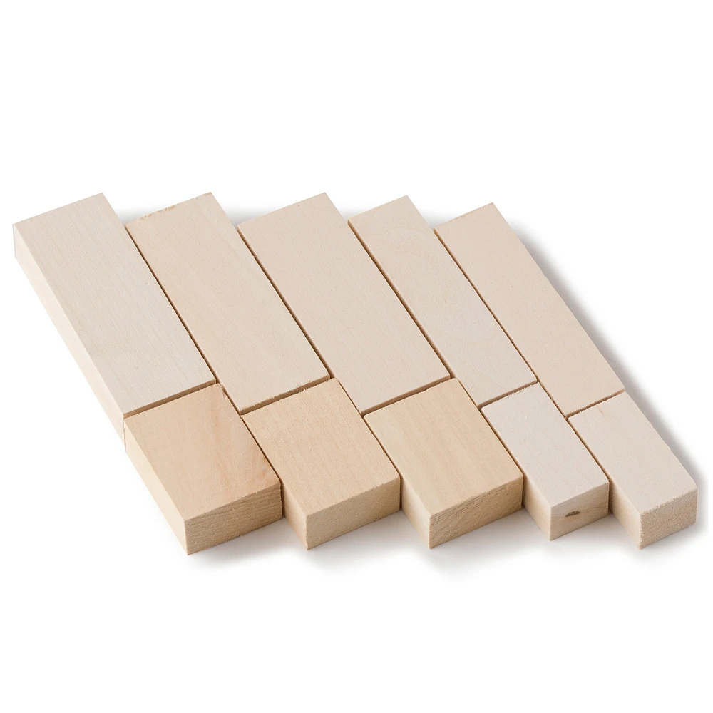 10 Piece Basswood Whittler's Kit by Make Market®