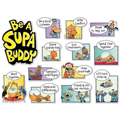 Scholastic® Dog Man Be a Supa Buddy Bulletin Board Set