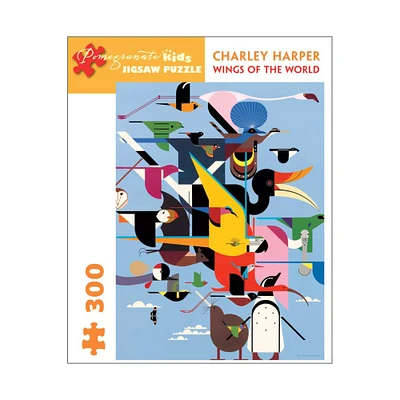 Charley Harper Wings of the World 300 Piece Puzzle