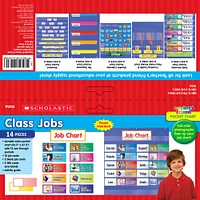 Scholastic® Class Jobs Pocket Chart with Cards