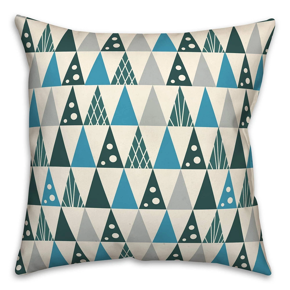 Cool Tree Pattern 18x18 Throw Pillow