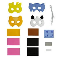 12 Pack: Animal Foam Mask Kit by Creatology™