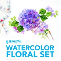 12 Pack: Princeton™ Watercolor Floral 3 Piece Brush Set