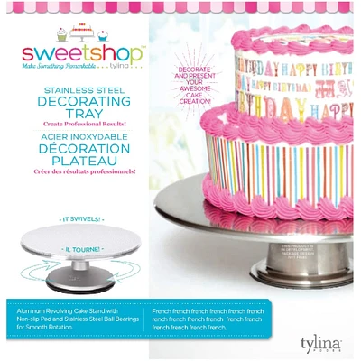 Sweetshop™ Stainless Steel Decorating Tray