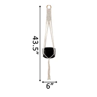 Flora Bunda® 43" Hanging Macramé Planter Hanger