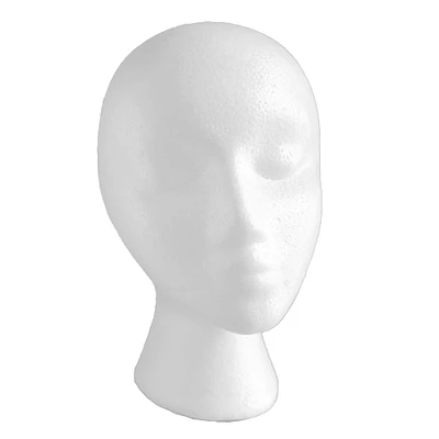 12 Pack: White Foam Female Head by Ashland®