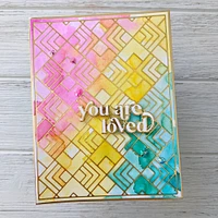 Pinkfresh Studio Geo Tiles Hot Foil Plate