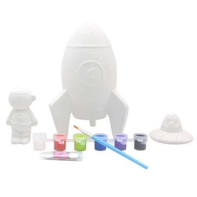 6 Pack: Ceramic Rocket Craft Kit by Creatology™