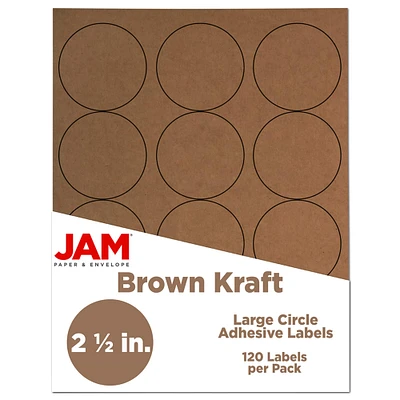 JAM Paper 2.5" Circle Product & Container Labels