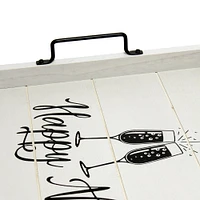 Elegant Designs™ 15.5" Happy New Year Serving Tray with Handles