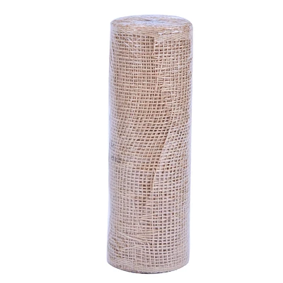 10" Beige Poly Burlap Mesh by Celebrate It™