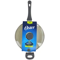 Oster Ridge Valley 3.5qt. Gray Nonstick Aluminum Sauté Pan with Lid