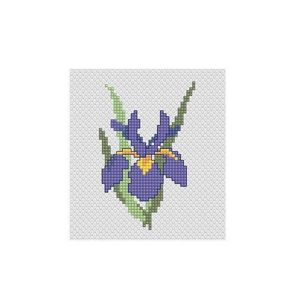 Luca-s Iris Counted Cross Stitch Kit