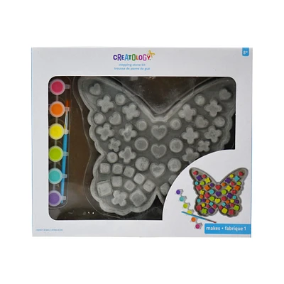 8 Pack: Color Your Own Butterfly Stepping Stone Kit by Creatology™