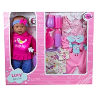 Lissi Dolls 15" African American Baby Doll Set
