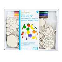Fruit Color Your Way Wood Play Kit by Creatology™
