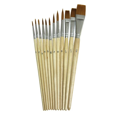 6 Packs: 4 Packs 12 ct. (288 total) Creativity Street® Watercolor Brush Set