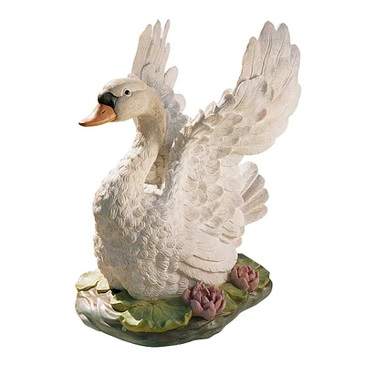 Design Toscano 23" The Majesty of Swan Lake Sculpture