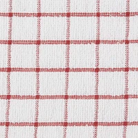 Barn Red Combo Windowpane Dishcloth, 6ct.