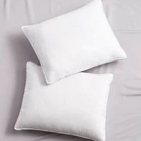 Allied Home 2 Pack Soft Touch Down-Alternative Firm Gusset Pillow, Standard