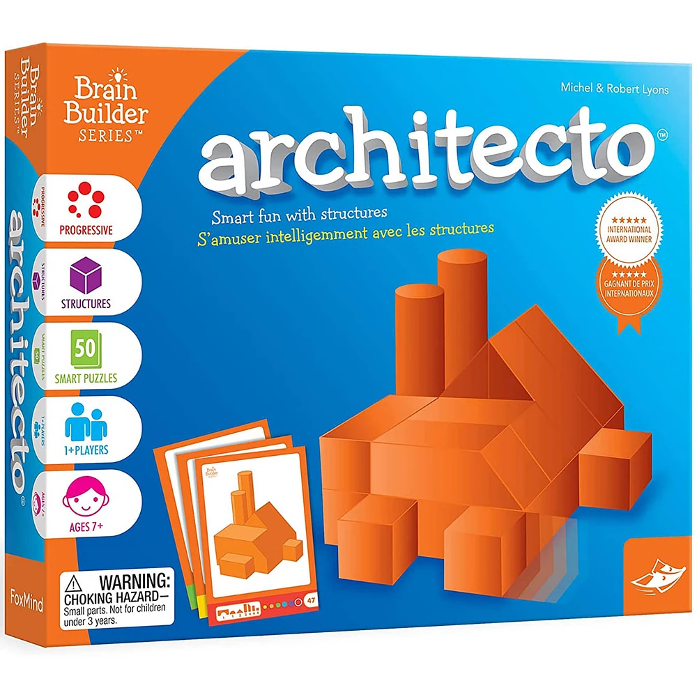 FoxMind Games Architecto Spatial Logic & Dexterity Game