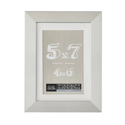 Silver Belmont Frame with Mat By Studio Décor