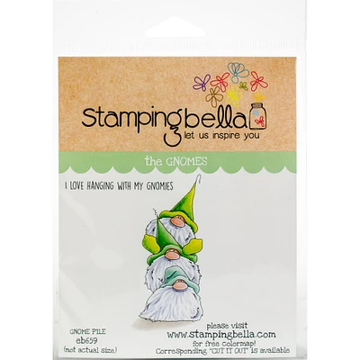Stamping Bella Gnome Pile Cling Stamps