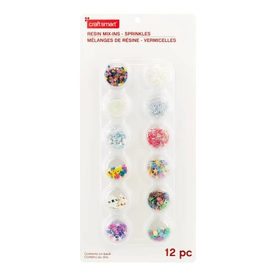 Sprinkles Resin Mix-Ins by Craft Smart®, 12 ct.