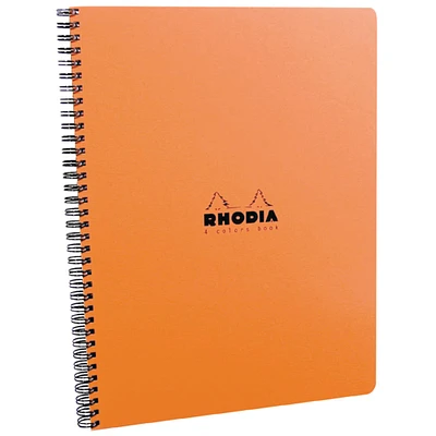 Rhodia® Orange 4 Color Book, 9" x 11.75"