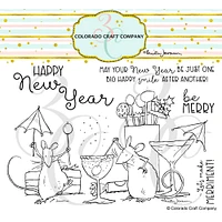 Colorado Craft Company Party Time Clear Stamps