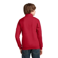 JERZEES® NuBlend® 1/4 Zip Cadet Collar Youth Sweatshirt