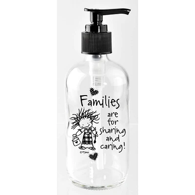 Marci Art 8oz. Families Are For Sharing Soap Dispenser