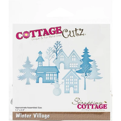 CottageCutz® Winter Village Die Set