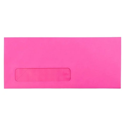 JAM Paper 4" x 9.5" Colored Business Window Envelopes