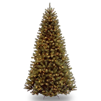 9ft. Pre-Lit PowerConnect™ North Valley Spruce Artificial Christmas Tree, Light Parade® LED Lights