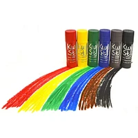 Kwik Stix™ 6 Classic Color Jumbo Solid Tempera Paint Stick Set