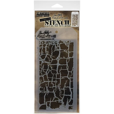 Stampers Anonymous Tim Holtz® Decayed Layering Stencil