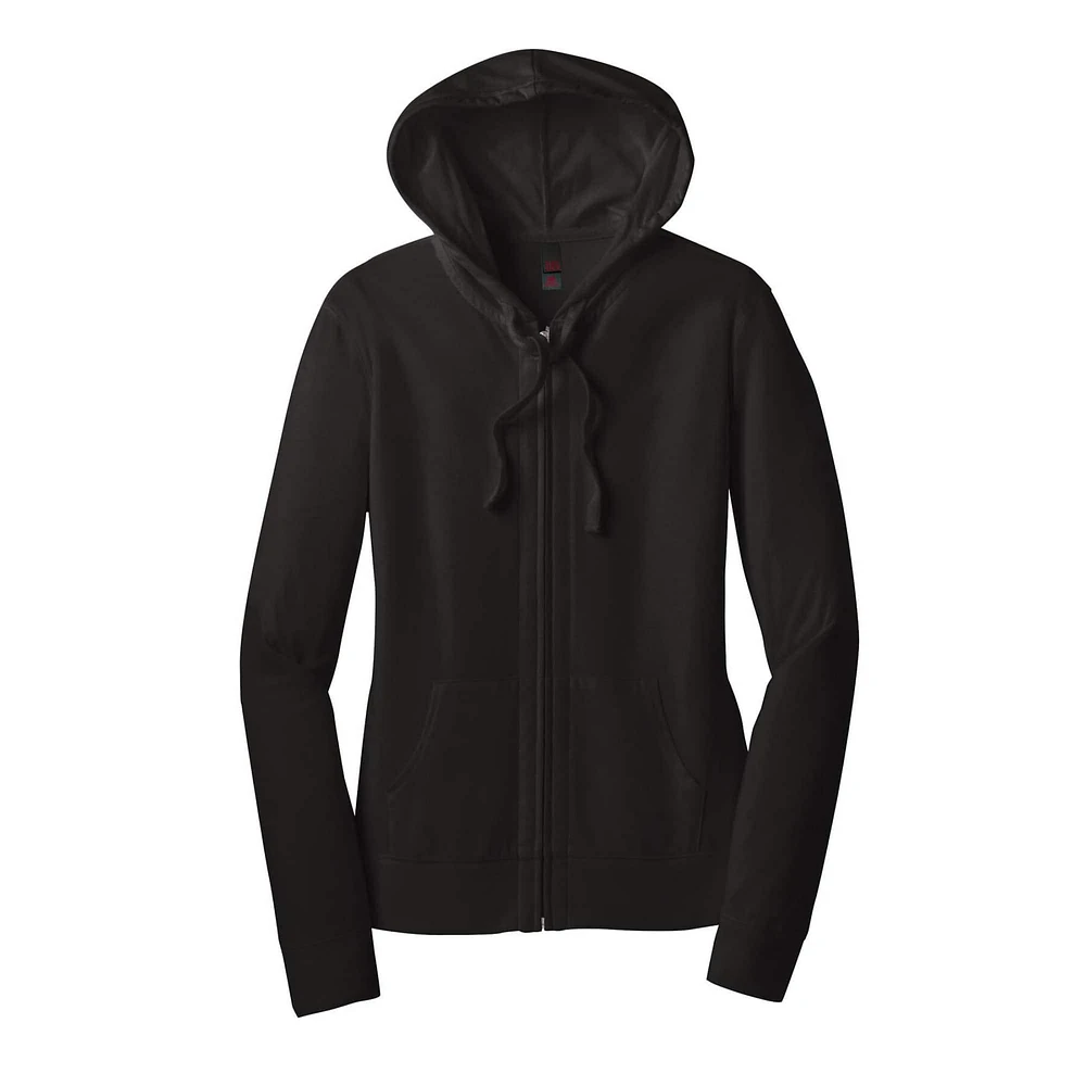 District® Women's Fitted Jersey Full-Zip Hoodie