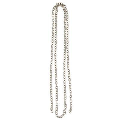 12 Pack: 36" Small Antique Silver Cable Chain by Bead Landing™